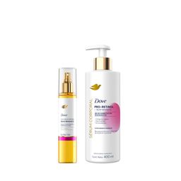 Combo Dove Sérum Corporal Óleo Reafirmante x 150 ml + Sérum Corporal Firmeza Pro Retinol x 400 ml