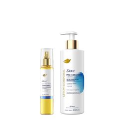 Combo Dove Sérum Corporal Óleo Hidratante x 150 ml + Sérum Corporal Piel Extra Seca Pro Ceramidas x 400 ml