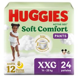 Pañales Pants Huggies Soft Comfort Xxg x 24 un