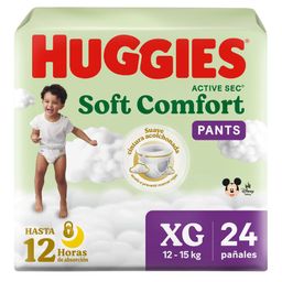 Pañales Pants Huggies Soft Comfort Xg x 24 un