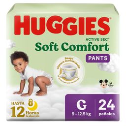Pañales Pants Huggies Soft Comfort G x 24 un