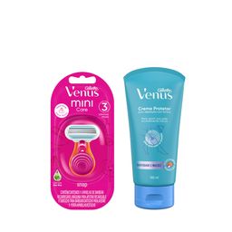 Combo Venus Crema de Afeitar + Maquinta de Afeitar Mini Care