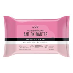 Toallitas Desmaquillantes Antioxidante Get The Look Extracto de Rosas x 25 un