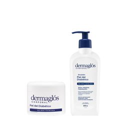 Combo Dermaglós Piel del Diabético Emulsión Corporal x 300 ml + Emulsión Corporal x 100 g