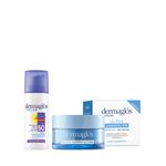 combo-dermaglos-protector-solar-facial-fuido-invisible-fps-50-x-50-g-crema-gel-ultra-hidratacion-x-50-g
