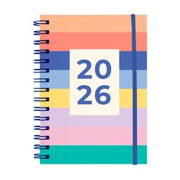 Agenda 2026 Anillada Simplicity Basic Stationery Ola13