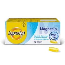 Suplemento Dietario Supradyn Magnesio 200 mg x 30 Comp