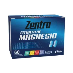 Suplemento Dietario Zentro Citrato de Magnesio x 60 Comp