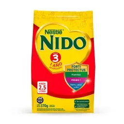 Leche en Polvo Nestle Nido 3 x 370 g