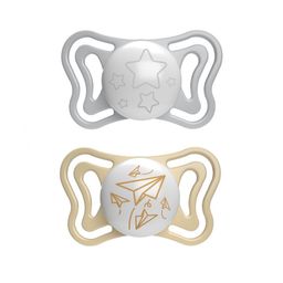 Chupete Chicco Physio Light Lumi Nocturno 6M+ x 2 un