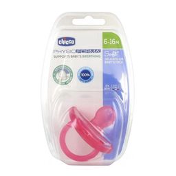 Chupete Chicco Physio Soft Liso Rosa + 16 M