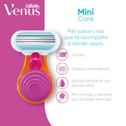 Combo Venus Crema de Afeitar + Maquinta de Afeitar Mini Care