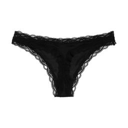 Colaless Wav Lisa con Encaje Borde Negro x 1 un