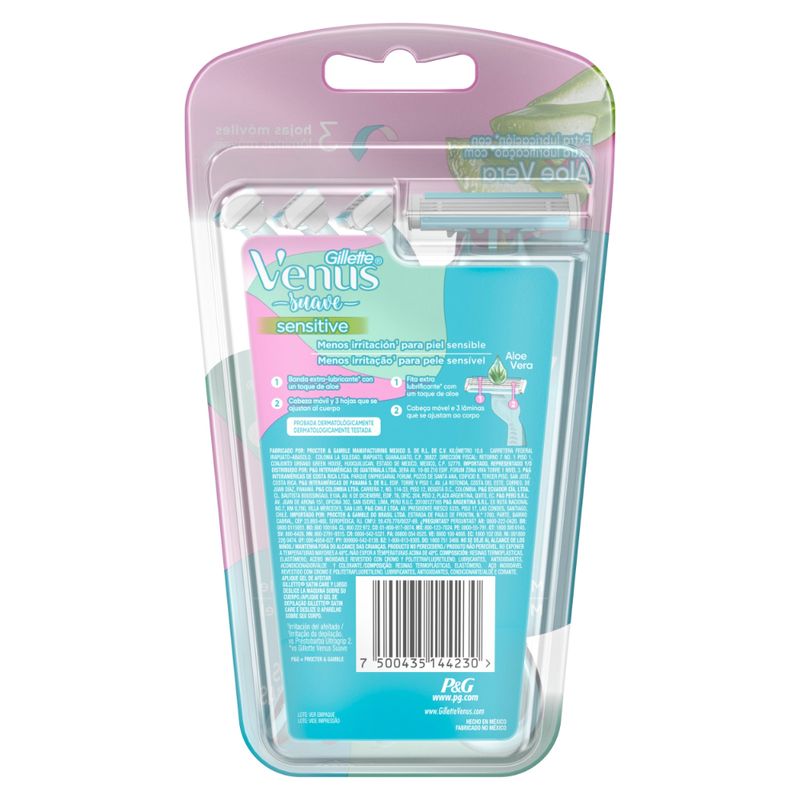 maquinas-de-afeitar-venus-sensitive-suave-x-4-un