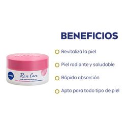 Combo Nivea Rose Care Mist Facial en Spray x 150 ml + Crema Facial Hidratante en Gel + Leche y Tónico Micelar 2 en 1 + Protector Solar Facial Control