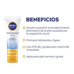 Combo Nivea Facial Crema  + Gel Micelar Limpiador + Sérum + Protector Solar