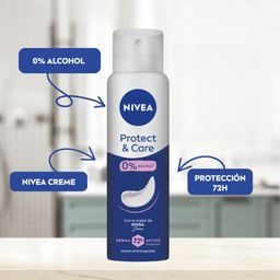 Desodorante Nivea Protect & Care sin Silicona en Aerosol x 150 ml
