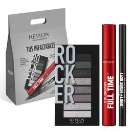 Kit Revlon Navidad Máscara de Pestañas Colorstay Full Time + Delineador de Ojos Colorstay + Paleta de Sombra ColorStay Looks Book