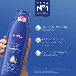 Crema Corporal Hidratante Nivea Milk Nutritiva 5 en 1 para Piel Extra Seca x 125 ml