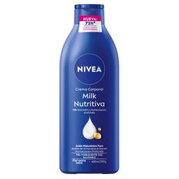 Crema Corporal Hidratante Nivea Milk Nutritiva para Piel Extra Seca x 400 ml