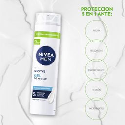 Gel de Afeitar Nivea Men Sensitive para Piel Sensible x 200 ml