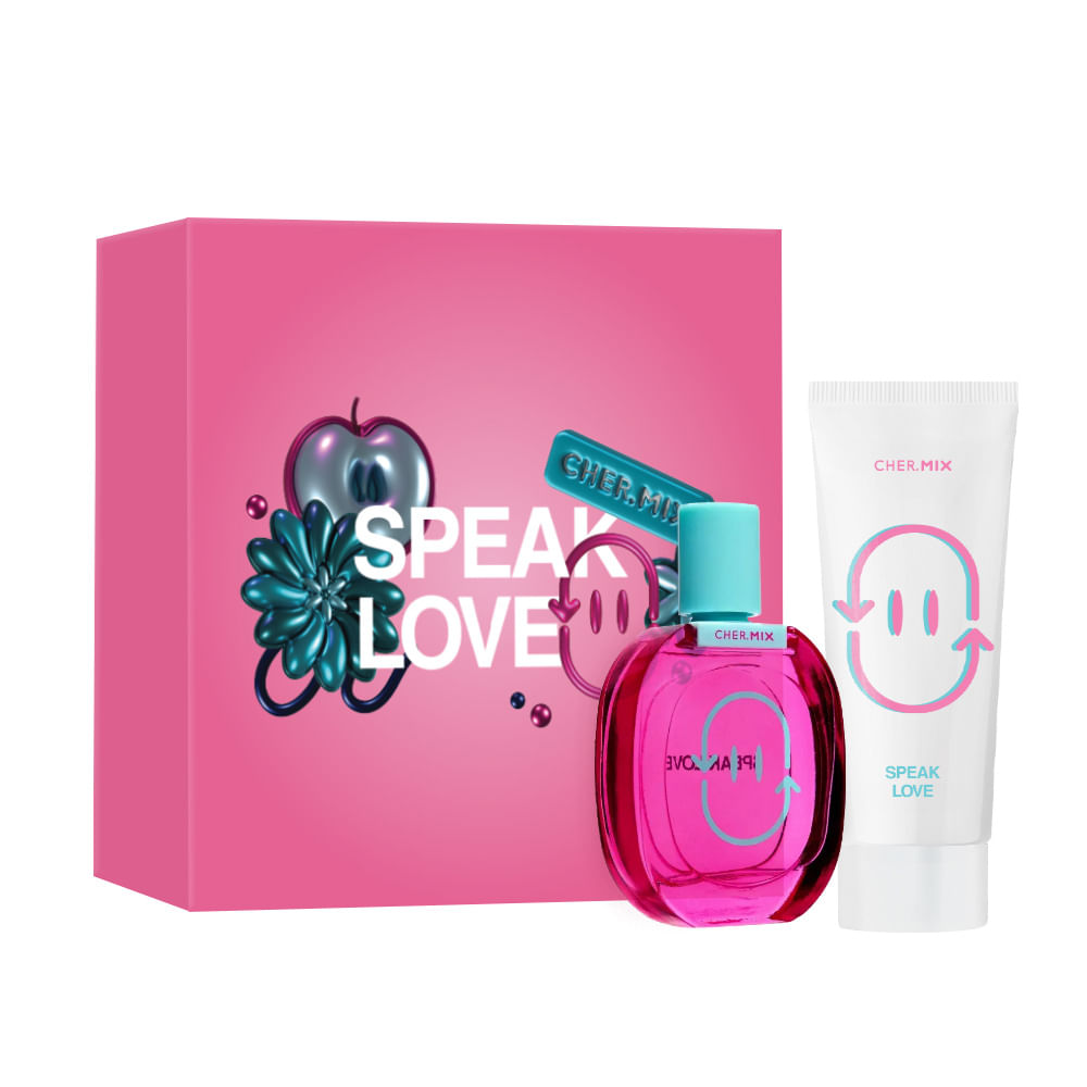 Set Cher Mix Cofre Speak Love Eau de Toilette 75 ml + Body - Simplicity