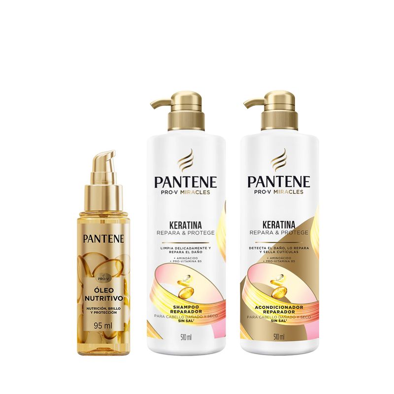 Combo Pantene Keratina x 510 ml