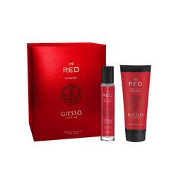 Giesso In Red Edt 19ml + Body Lotion En Estuche De Regalo