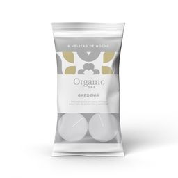 Velitas Organic Spa Tealights Gardenia x 6 un