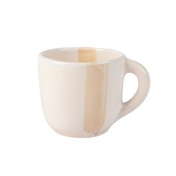 Taza Ceramica Pincelada Beige Simplicity