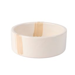 Bowl Grande Ceramica Pincelada Beige