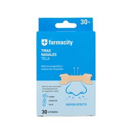 Tiras Nasales Farmacity Normales x 30 un