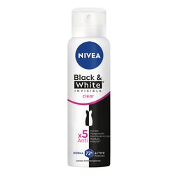 Desodorante Nivea Black & White Invisible Clear en Aerosol x 150 ml