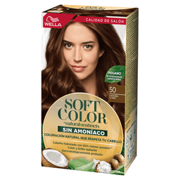 Kit Coloración Soft Color Kella Kit 50 Castaño Claro