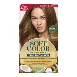 Kit Coloración Soft Color Wella 63 Caramelo