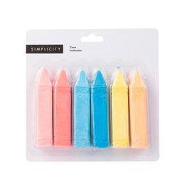 Tizas Multicolor x 6 Simplicity