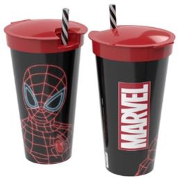 Vaso Dos En uno Spiderman 540 ml