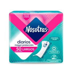 Protector Diario Nosotras Largos x 50 un
