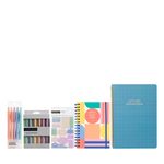 combo-simplicity-cuaderno-agenda-marcadores-lapiceras-sticky-notes