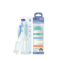 Combo Chicco Mamadera x 330 ml + Cepillo para Mamadera