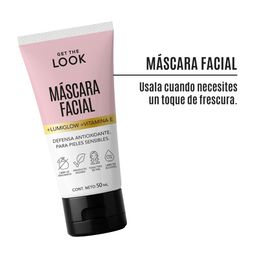 Mascarilla Facial Get The Look Lumiglow y Vitamina E x 50 g