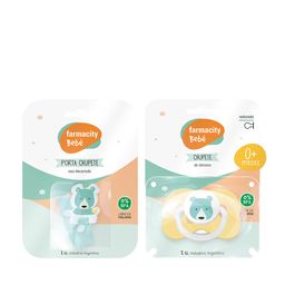 Combo Bebé Farmacity: Chupete + Porta Chupete