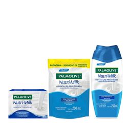 Combo Palmolive Nutrimilk Dúo Líquido + Jabón en barra