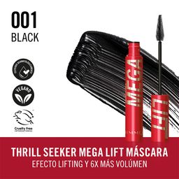 Mascara de Pestañas Rimmel Megalift Black 001 x 10 ml