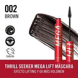 Mascara de Pestañas Rimmel Megalift Brown 002 x 10 ml