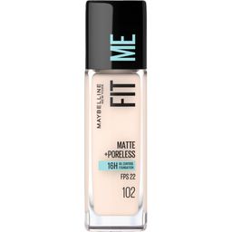 Base de Maquillaje Maybelline Fit Me Matte Poreless Foundation 102 Fair Porcel x 30 ml