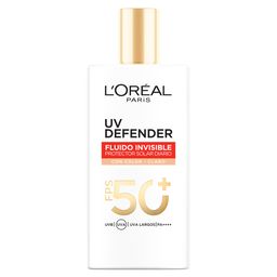 Protector Solar L'Oréal Paris UV Defender Fluido Tono Claro Fps 50+ x 40 g