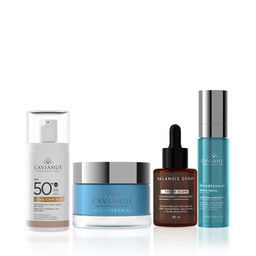 Combo Facial Caviahue Glow Hidratación + Protector Solar Fps 50+