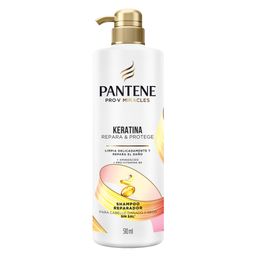 Shampoo Reparador Pantene Pro-V Miracles Keratina Repara y Protege x 510 ml
