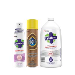 Combo Desinfección Lysoform Lavanda y Brillo Blem Original
